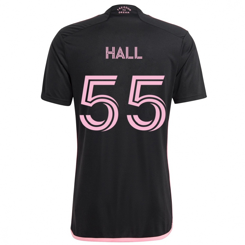 Niño Fútbol Camiseta Tyler Hall #55 Negro 2ª Equipación 2024/25 México