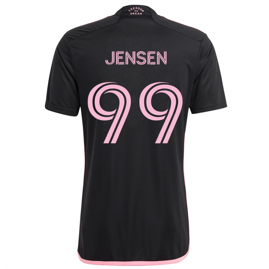 Niño Fútbol Camiseta Cole Jensen #99 Negro 2ª Equipación 2024/25 México