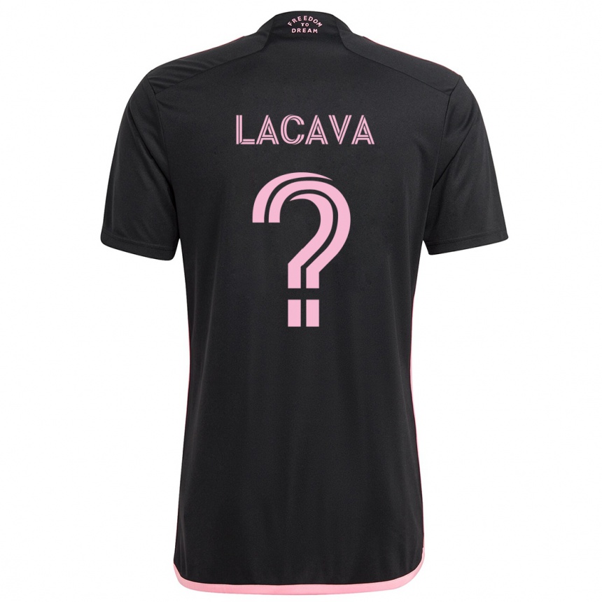 Niño Fútbol Camiseta Jake Lacava #0 Negro 2ª Equipación 2024/25 México