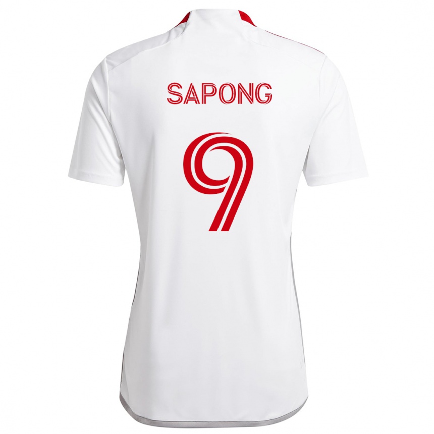 Niño Fútbol Camiseta C.j. Sapong #9 Blanco Rojo 2ª Equipación 2024/25 México