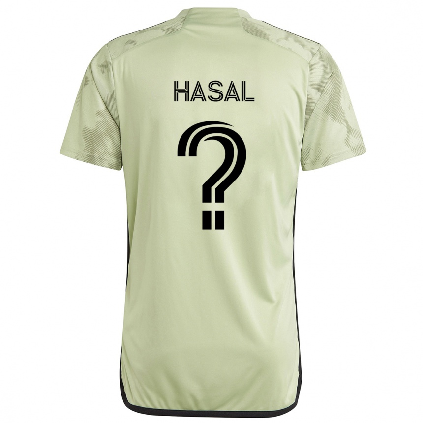 Niño Fútbol Camiseta Thomas Hasal #0 Verde Claro 2ª Equipación 2024/25 México