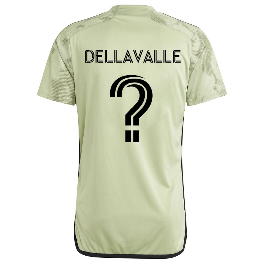 Niño Fútbol Camiseta Lorenzo Dellavalle #0 Verde Claro 2ª Equipación 2024/25 México