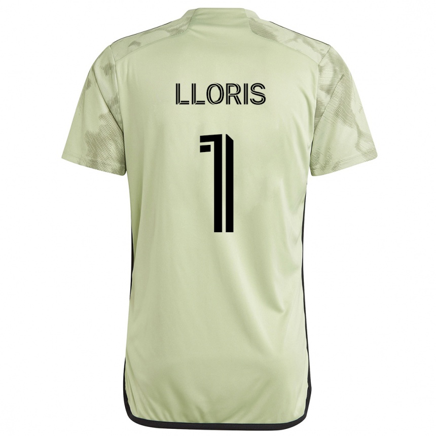 Niño Fútbol Camiseta Hugo Lloris #1 Verde Claro 2ª Equipación 2024/25 México