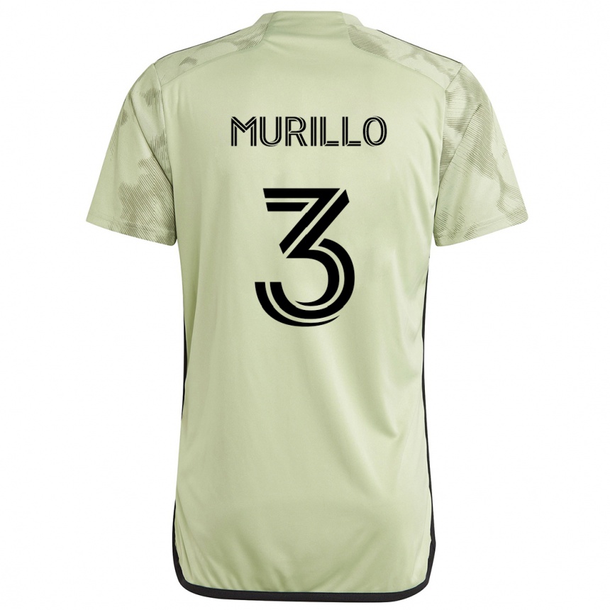 Niño Fútbol Camiseta Jesús Murillo #3 Verde Claro 2ª Equipación 2024/25 México