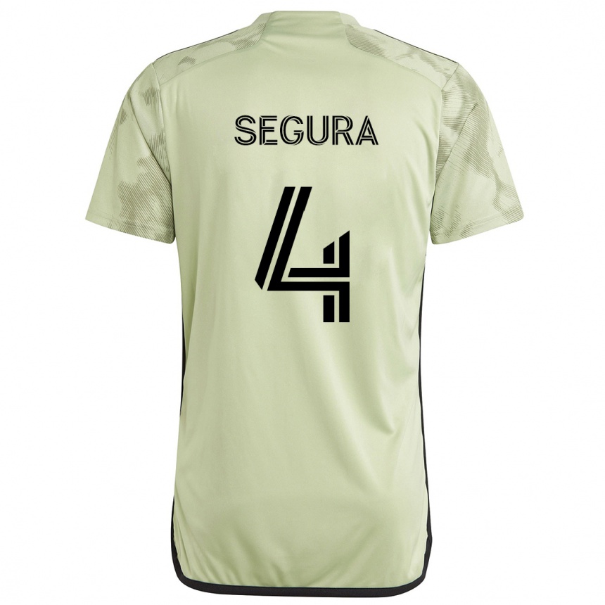 Niño Fútbol Camiseta Eddie Segura #4 Verde Claro 2ª Equipación 2024/25 México