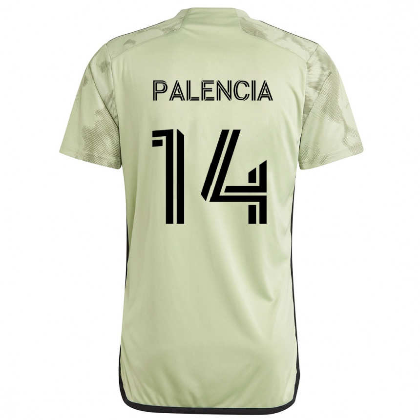 Niño Fútbol Camiseta Sergi Palencia #14 Verde Claro 2ª Equipación 2024/25 México