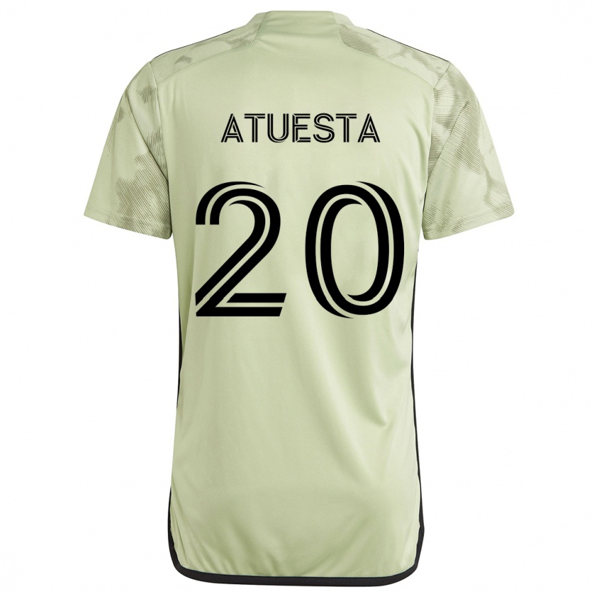 Niño Fútbol Camiseta Eduard Atuesta #20 Verde Claro 2ª Equipación 2024/25 México