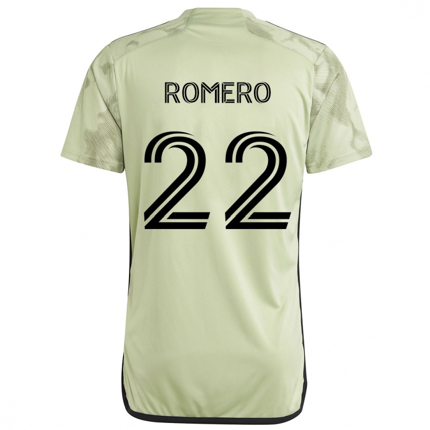 Niño Fútbol Camiseta Abraham Romero #22 Verde Claro 2ª Equipación 2024/25 México