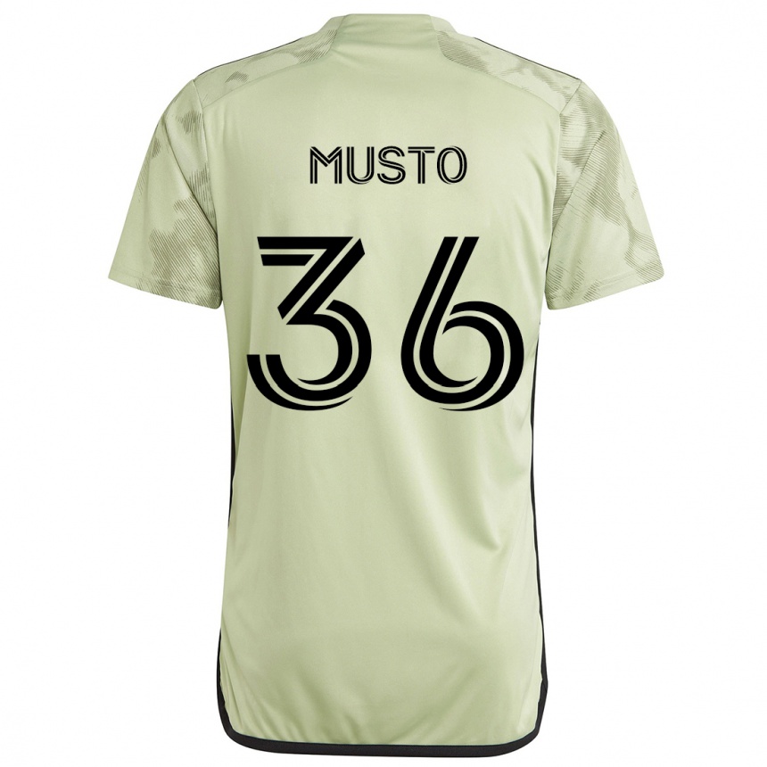 Niño Fútbol Camiseta Tommy Musto #36 Verde Claro 2ª Equipación 2024/25 México