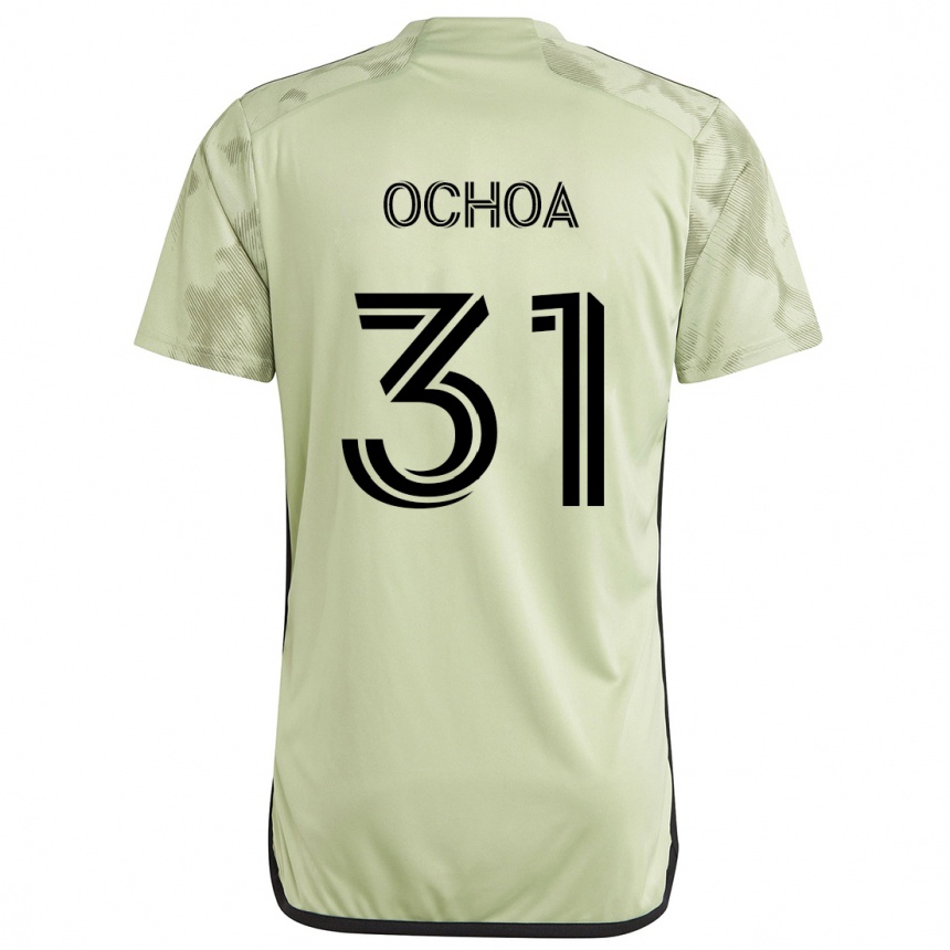 Niño Fútbol Camiseta David Ochoa #31 Verde Claro 2ª Equipación 2024/25 México