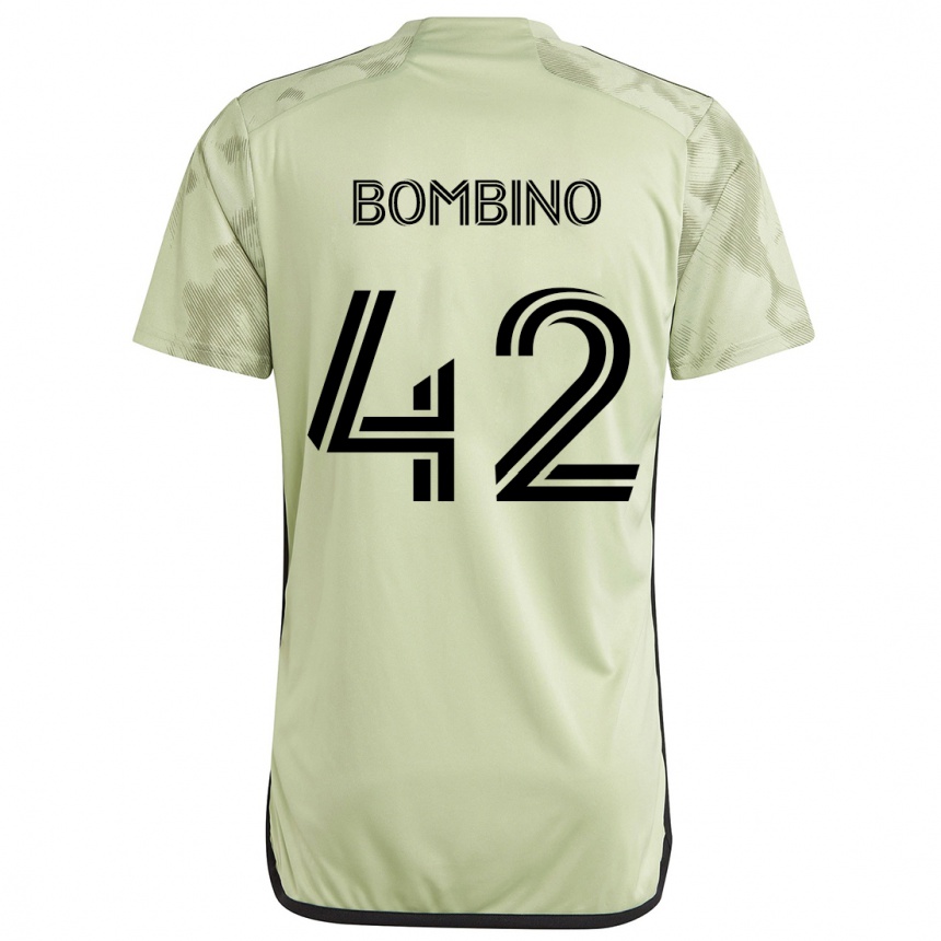 Niño Fútbol Camiseta Luca Bombino #42 Verde Claro 2ª Equipación 2024/25 México