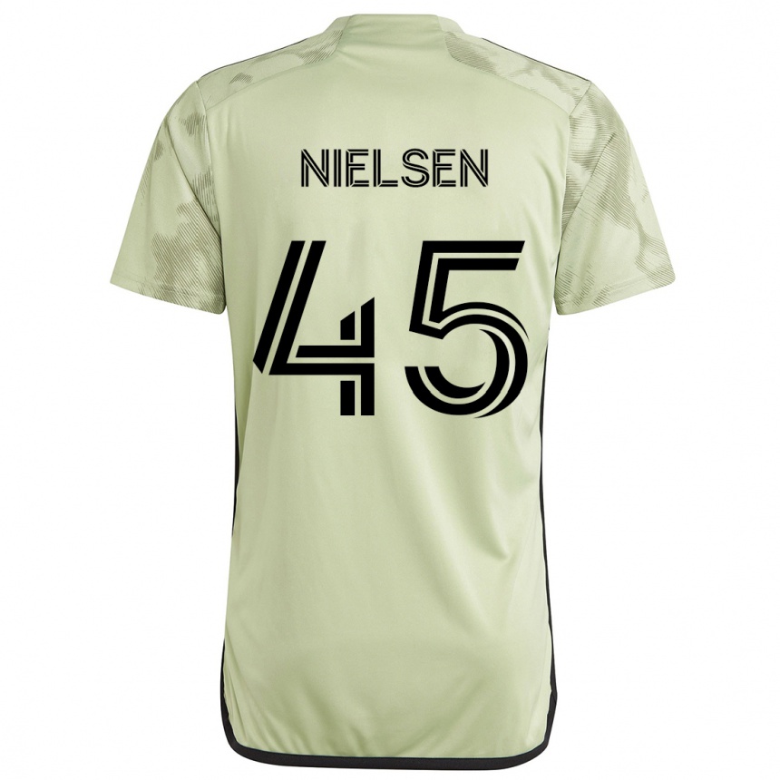 Niño Fútbol Camiseta Kenny Nielsen #45 Verde Claro 2ª Equipación 2024/25 México