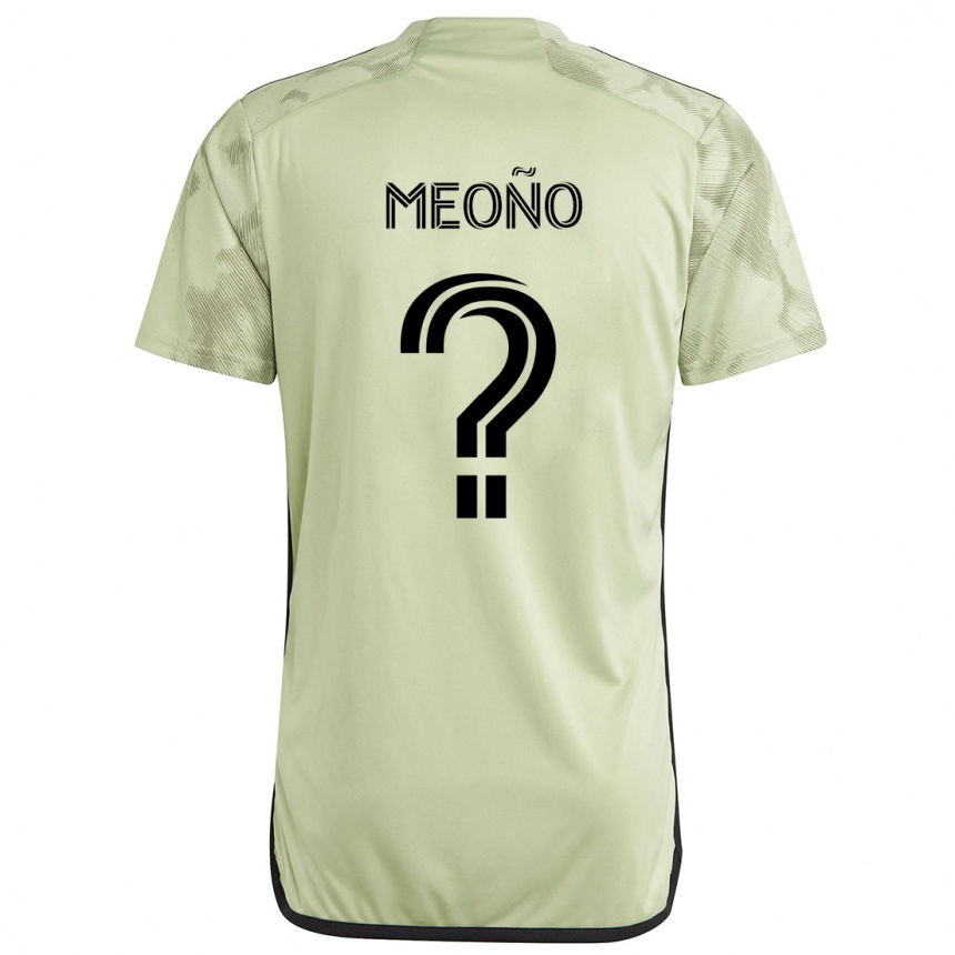 Niño Fútbol Camiseta Aaron Meoño #0 Verde Claro 2ª Equipación 2024/25 México