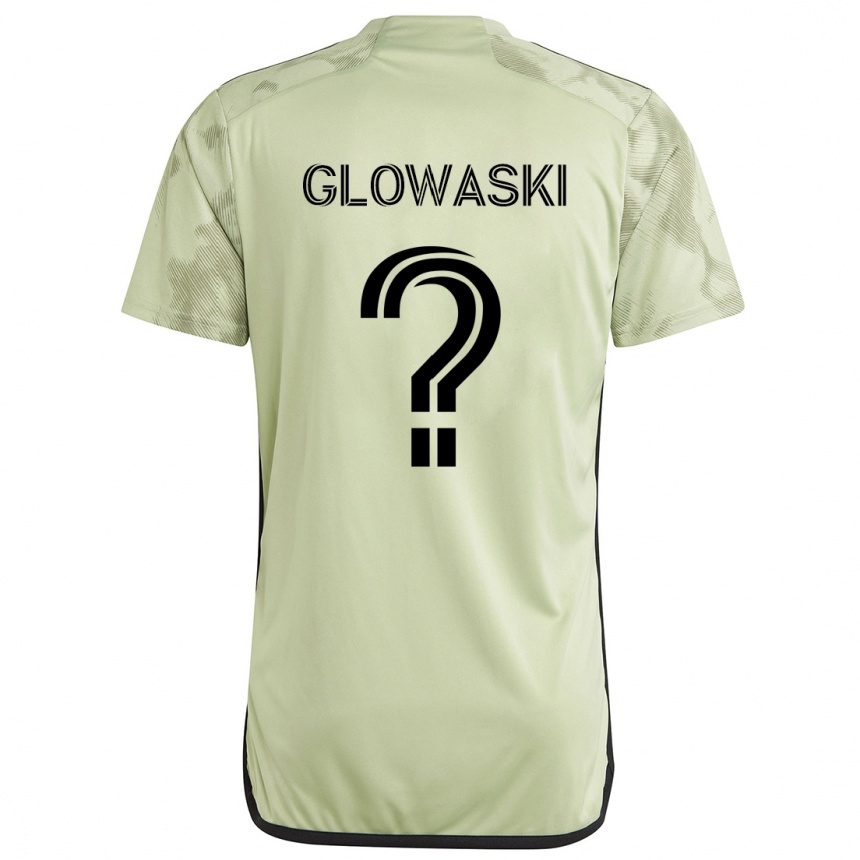 Niño Fútbol Camiseta Dylan Glowaski #0 Verde Claro 2ª Equipación 2024/25 México