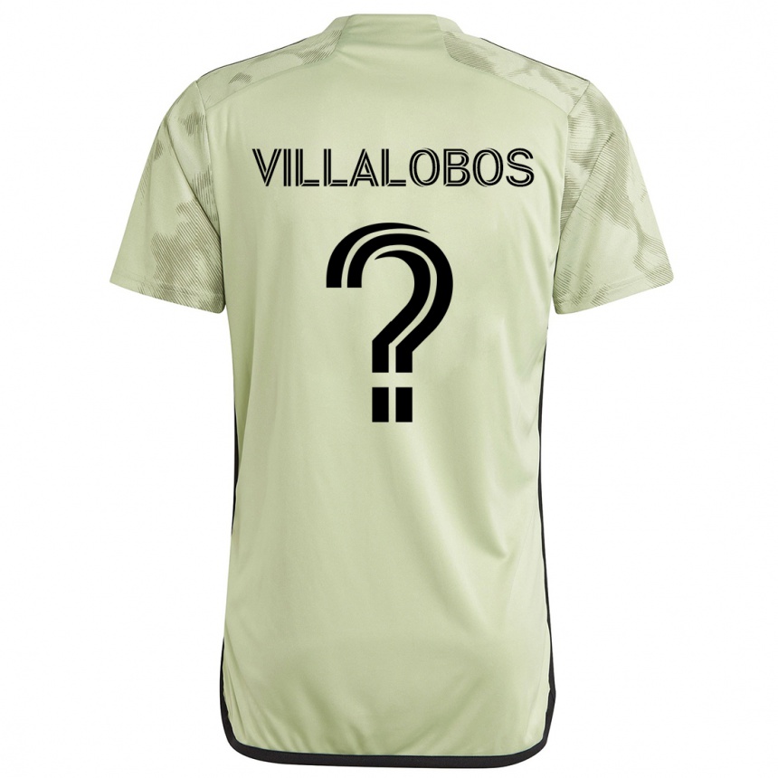 Niño Fútbol Camiseta Kristian Villalobos #0 Verde Claro 2ª Equipación 2024/25 México