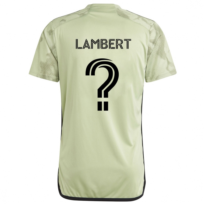 Niño Fútbol Camiseta Liam Lambert #0 Verde Claro 2ª Equipación 2024/25 México