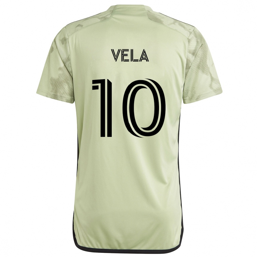 Niño Fútbol Camiseta Carlos Vela #10 Verde Claro 2ª Equipación 2024/25 México