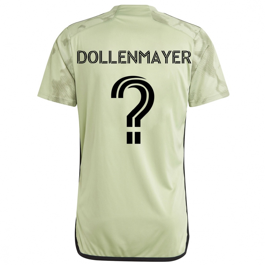 Niño Fútbol Camiseta Noah Dollenmayer #0 Verde Claro 2ª Equipación 2024/25 México