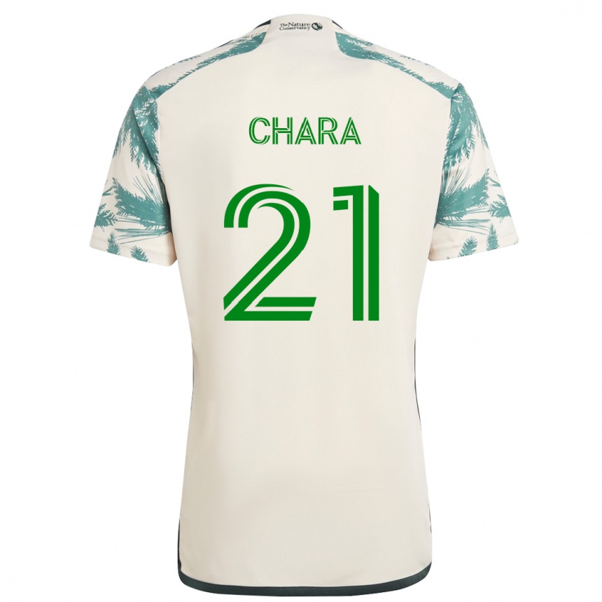 Niño Fútbol Camiseta Diego Chará #21 Beige Marrón 2ª Equipación 2024/25 México