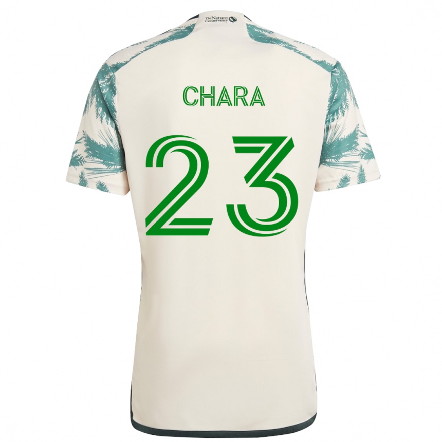 Niño Fútbol Camiseta Yimmi Chará #23 Beige Marrón 2ª Equipación 2024/25 México