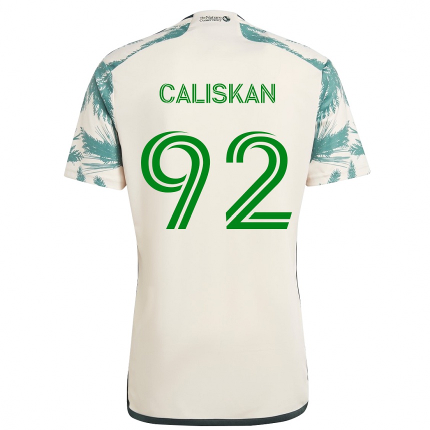 Niño Fútbol Camiseta Noel Caliskan #92 Beige Marrón 2ª Equipación 2024/25 México