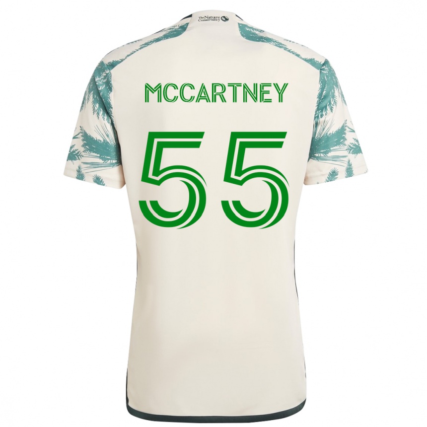 Niño Fútbol Camiseta Dawson Mccartney #55 Beige Marrón 2ª Equipación 2024/25 México