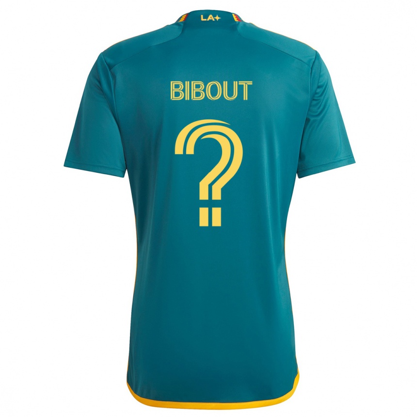 Niño Fútbol Camiseta Aaron Bibout #0 Verde Amarillo 2ª Equipación 2024/25 México