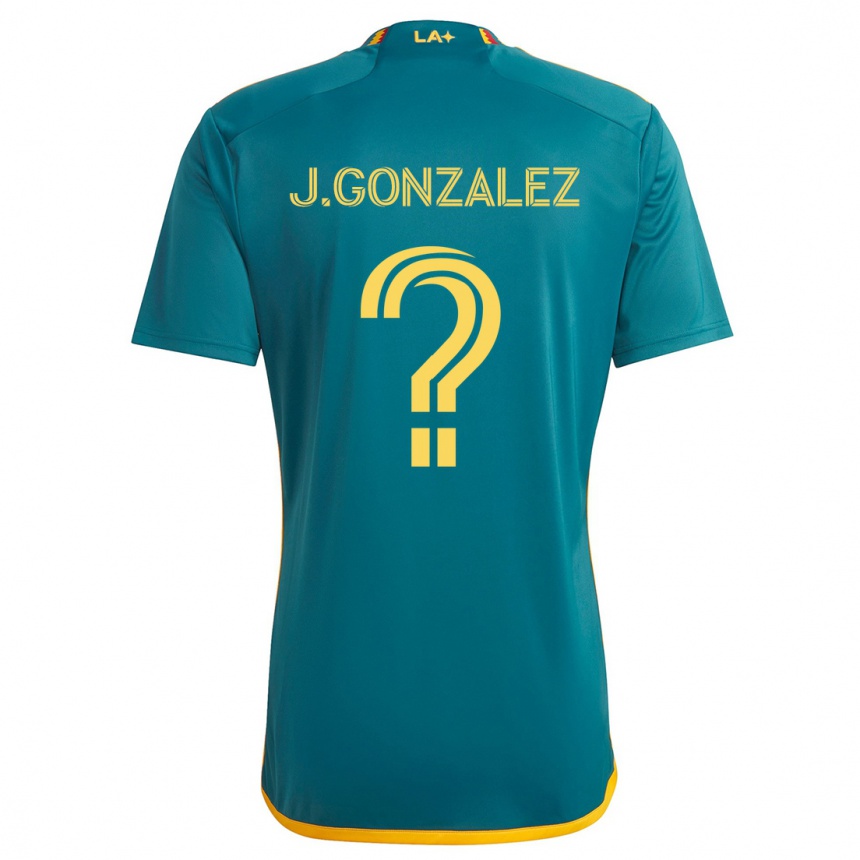 Niño Fútbol Camiseta Jesse Gonzalez #0 Verde Amarillo 2ª Equipación 2024/25 México