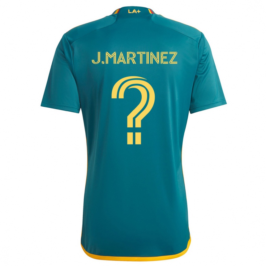 Niño Fútbol Camiseta Juan Martinez #0 Verde Amarillo 2ª Equipación 2024/25 México