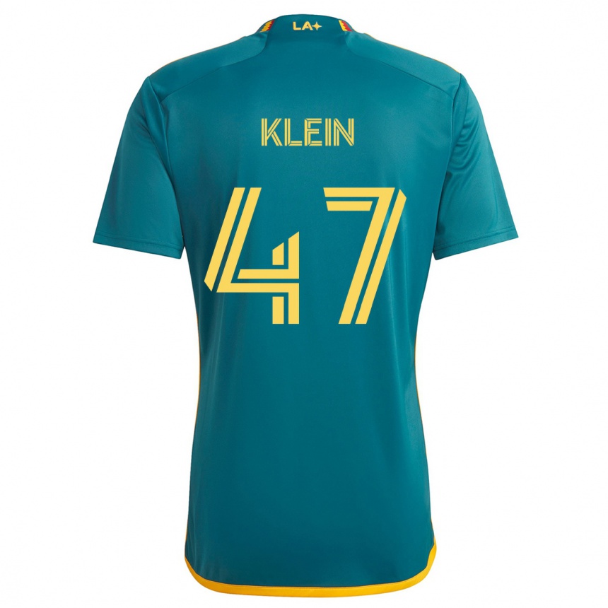 Niño Fútbol Camiseta Carson Klein #47 Verde Amarillo 2ª Equipación 2024/25 México