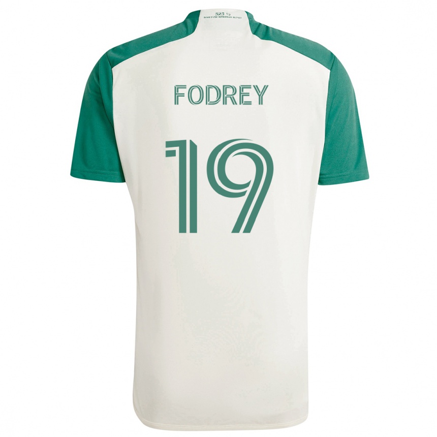 Niño Fútbol Camiseta Cj Fodrey #19 Colores Tostados Verde 2ª Equipación 2024/25 México