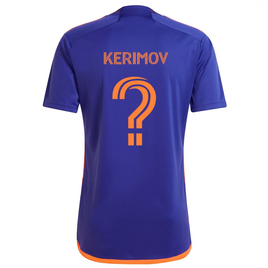 Niño Fútbol Camiseta Roman Kerimov #0 Púrpura Naranja 2ª Equipación 2024/25 México