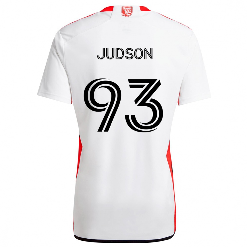 Niño Fútbol Camiseta Judson #93 Blanco Rojo 2ª Equipación 2024/25 México