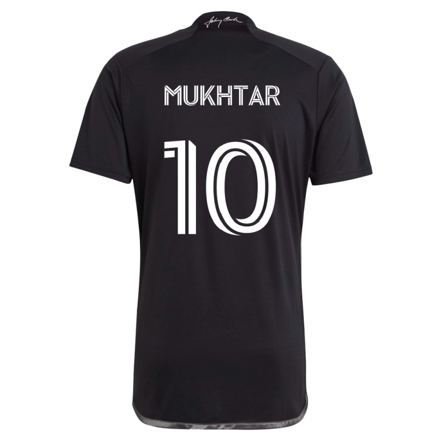 Niño Fútbol Camiseta Hany Mukhtar #10 Negro 2ª Equipación 2024/25 México