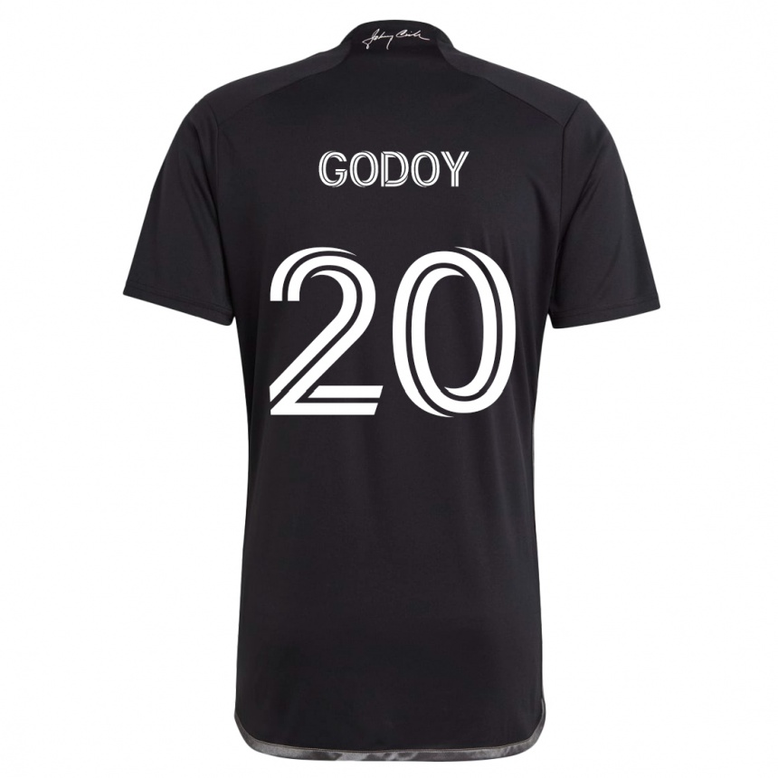 Niño Fútbol Camiseta Aníbal Godoy #20 Negro 2ª Equipación 2024/25 México