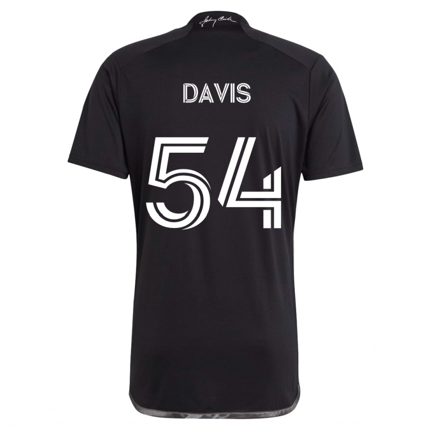 Niño Fútbol Camiseta Sean Davis #54 Negro 2ª Equipación 2024/25 México