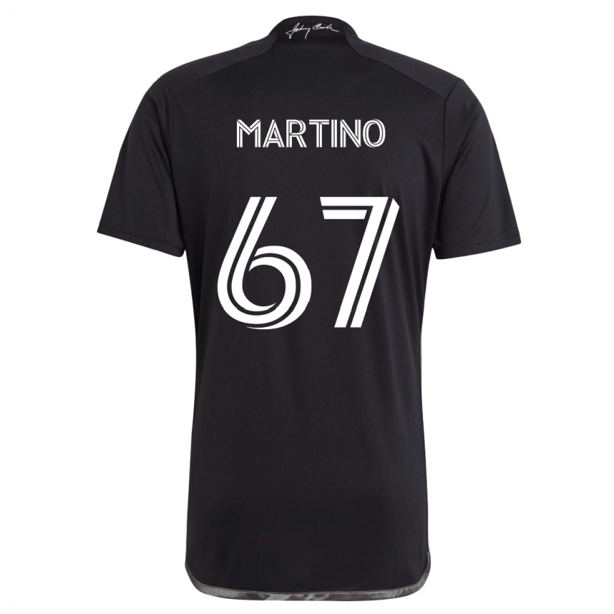 Niño Fútbol Camiseta Ben Martino #67 Negro 2ª Equipación 2024/25 México