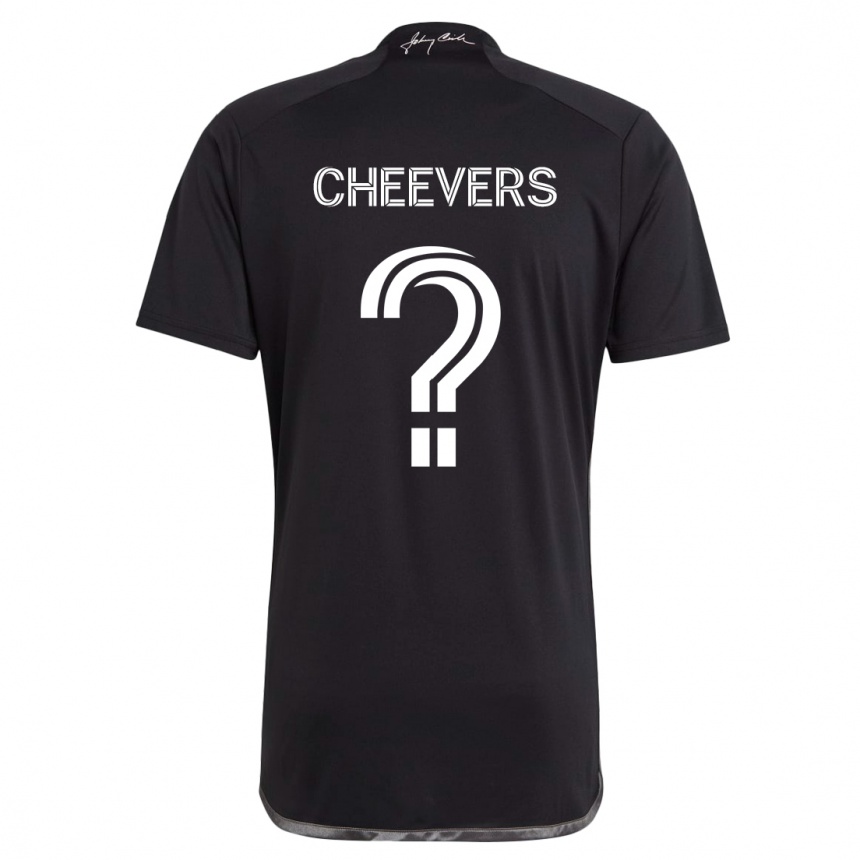 Niño Fútbol Camiseta Scott Cheevers #0 Negro 2ª Equipación 2024/25 México