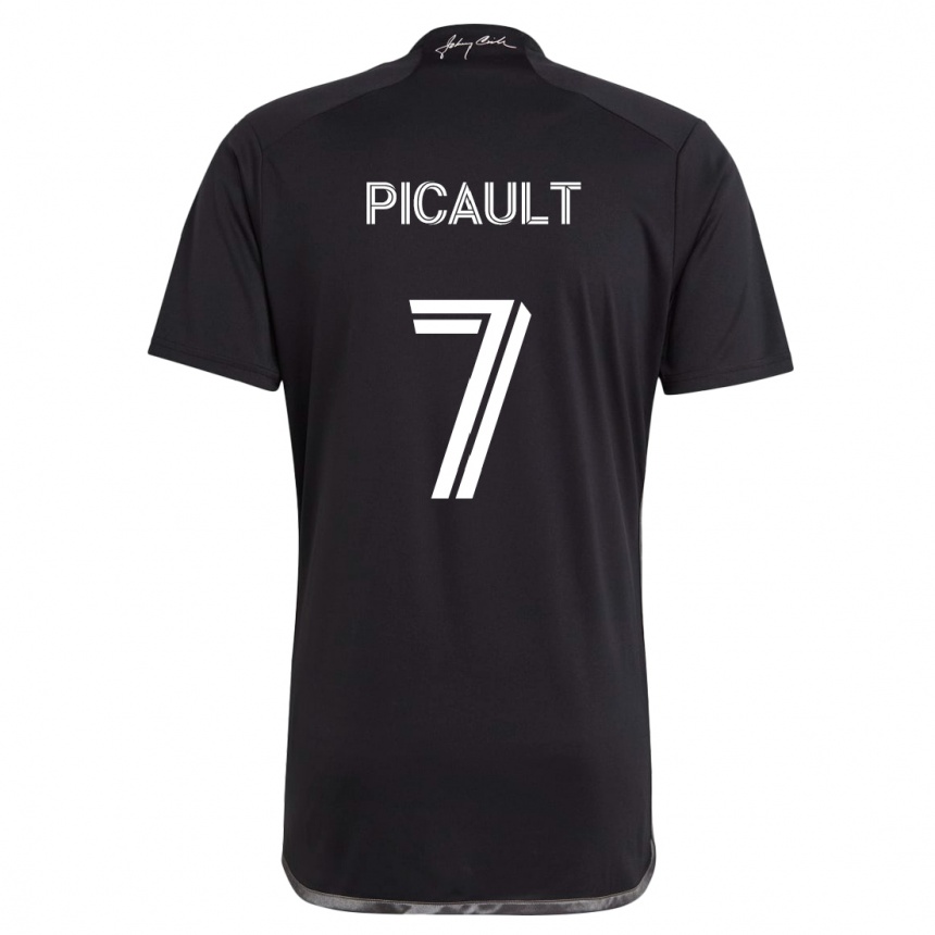 Niño Fútbol Camiseta Fafà Picault #7 Negro 2ª Equipación 2024/25 México