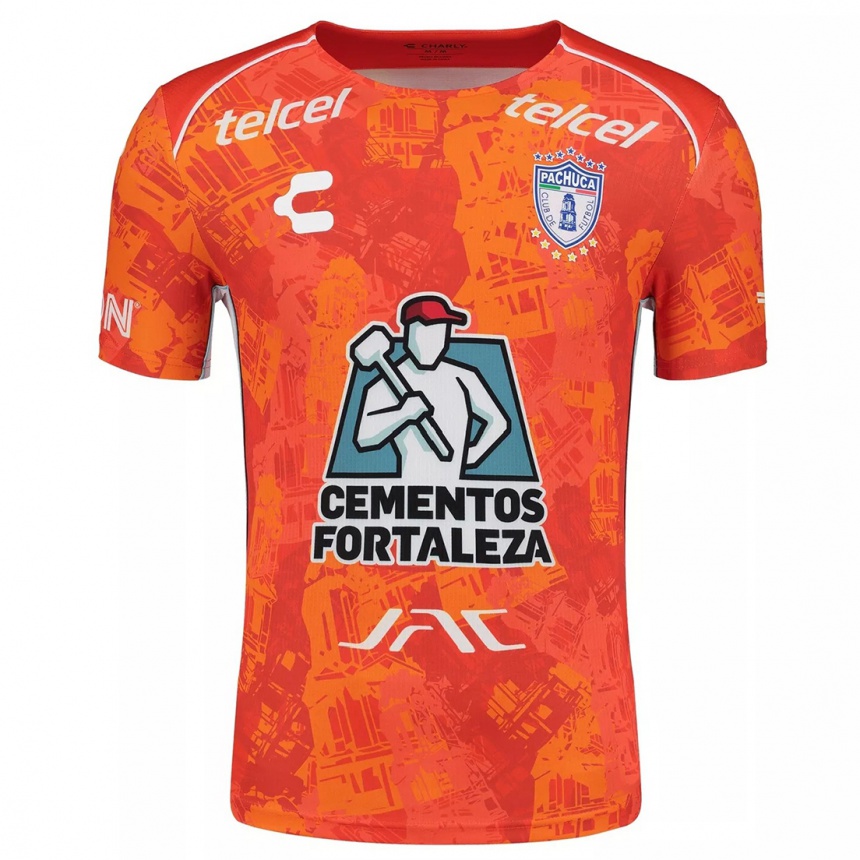 Niño Fútbol Camiseta Leonardo Vílchis #112 Naranja Blanco 2ª Equipación 2024/25 México