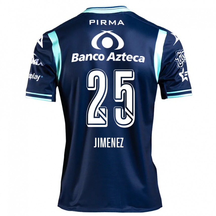 Niño Fútbol Camiseta Miguel Jiménez #25 Azul Marino 2ª Equipación 2024/25 México