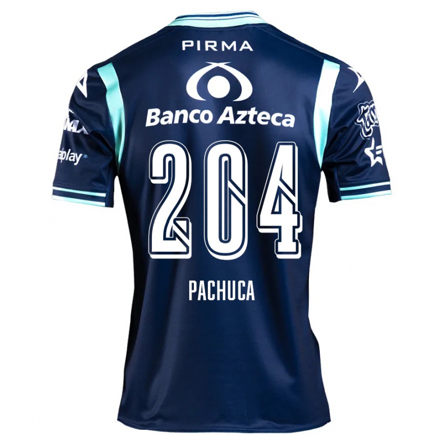 Niño Fútbol Camiseta José Pachuca #204 Azul Marino 2ª Equipación 2024/25 México