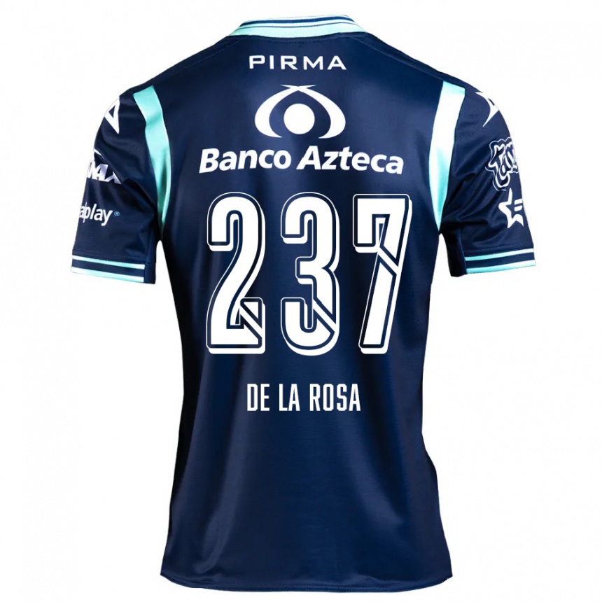 Niño Fútbol Camiseta Álvaro De La Rosa #237 Azul Marino 2ª Equipación 2024/25 México