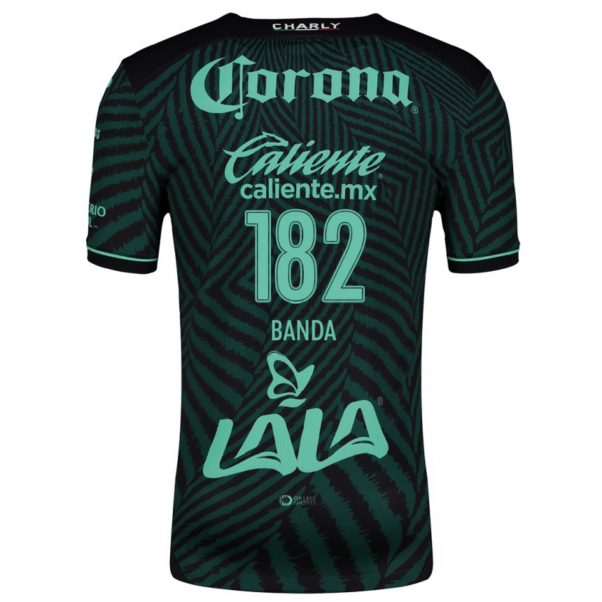 Niño Fútbol Camiseta Iker Banda #182 Verde Negro 2ª Equipación 2024/25 México