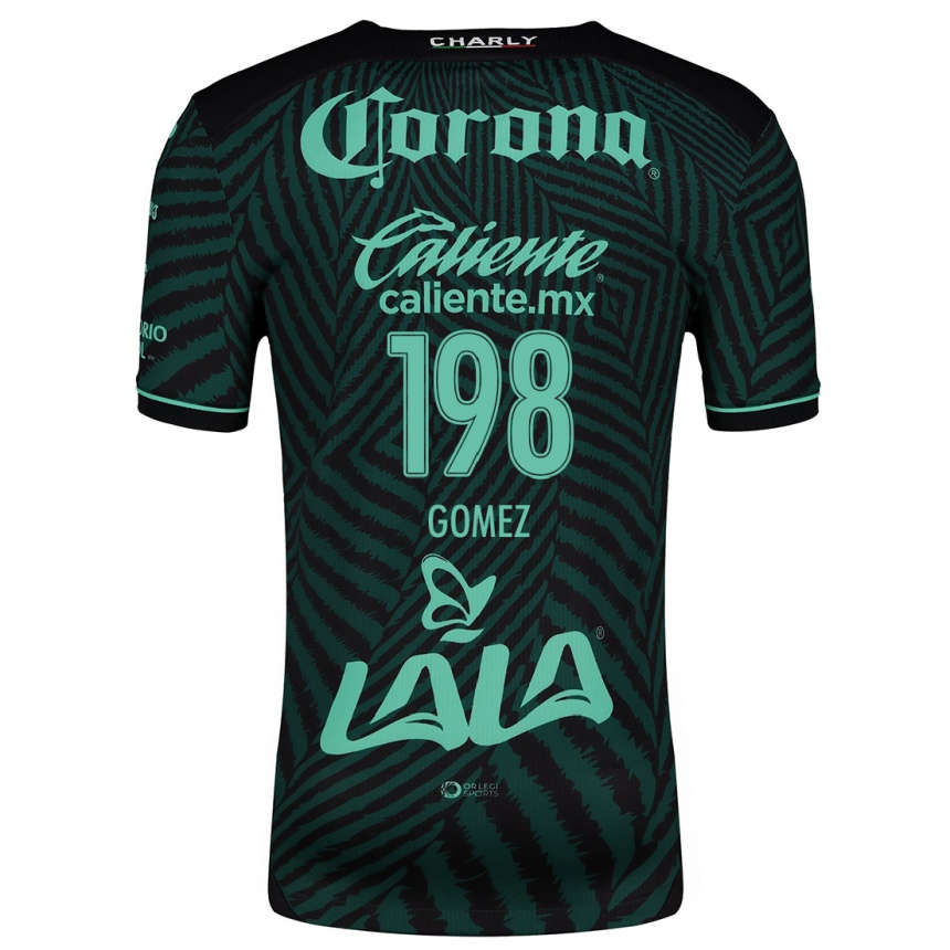 Niño Fútbol Camiseta Isaác Gómez #198 Verde Negro 2ª Equipación 2024/25 México