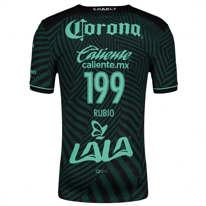 Niño Fútbol Camiseta Ronaldo Rubio #199 Verde Negro 2ª Equipación 2024/25 México