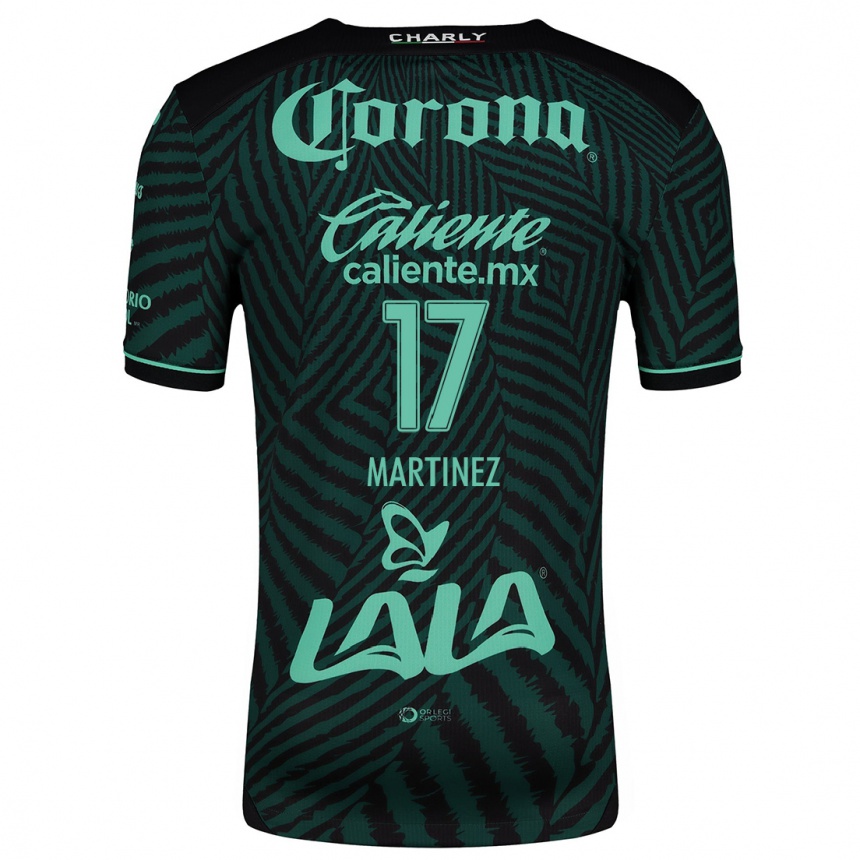 Niño Fútbol Camiseta Marianne Martínez #17 Verde Negro 2ª Equipación 2024/25 México