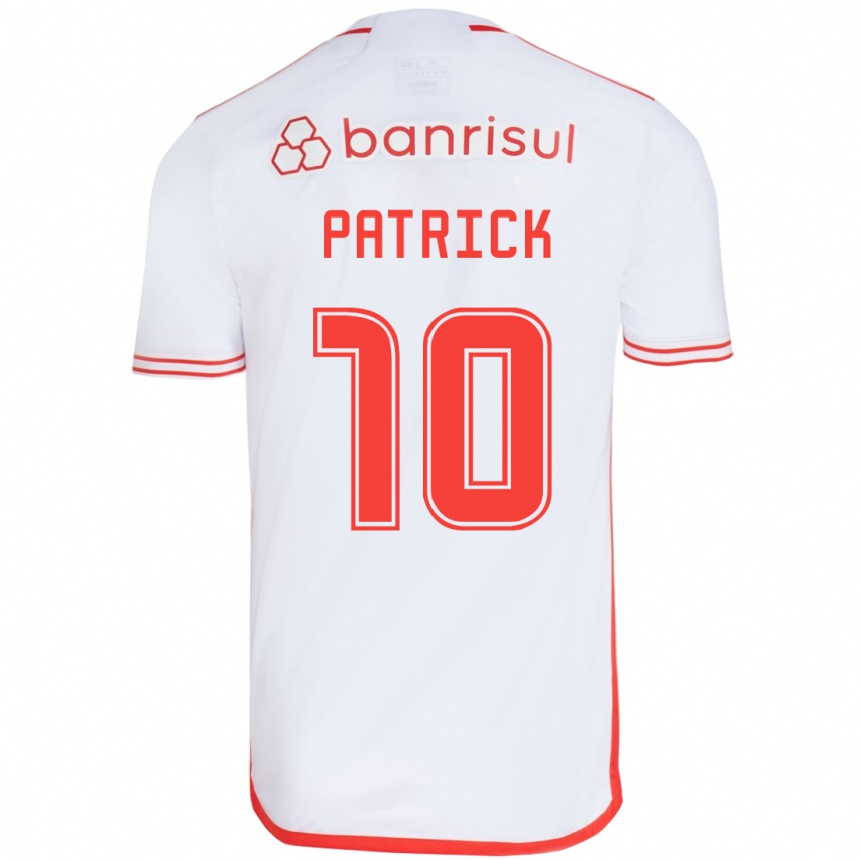 Niño Fútbol Camiseta Alan Patrick #10 Blanco Rojo 2ª Equipación 2024/25 México