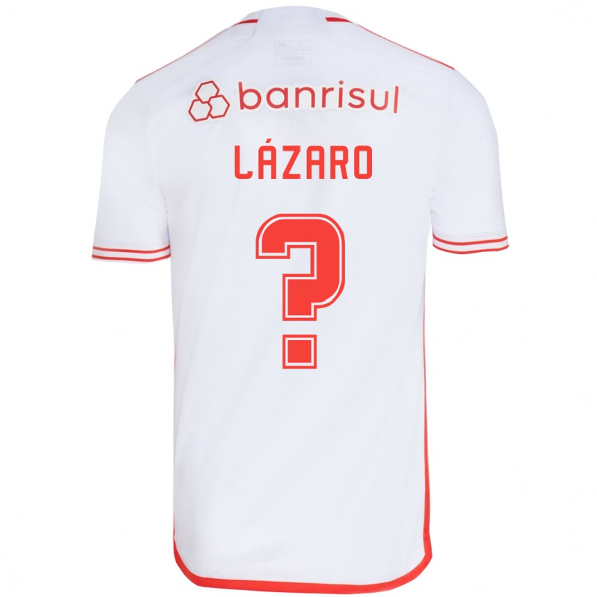 Niño Fútbol Camiseta Lázaro #0 Blanco Rojo 2ª Equipación 2024/25 México