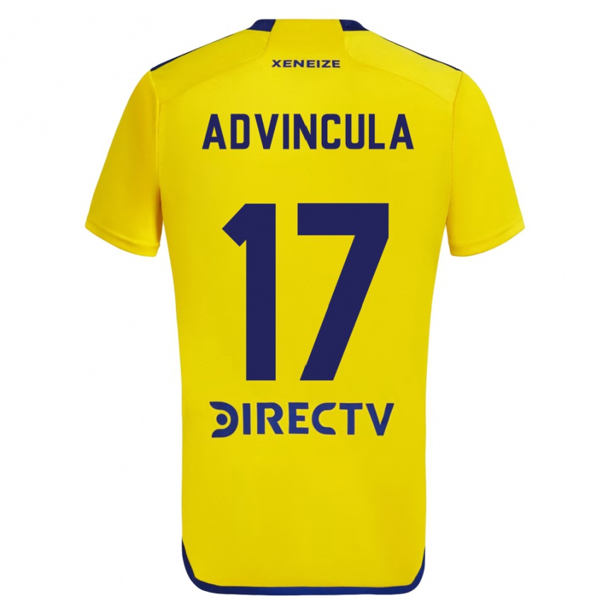 Niño Fútbol Camiseta Luis Advíncula #17 Amarillo Azul 2ª Equipación 2024/25 México